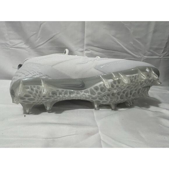 Nike Alpha Huarache 8 Men's 13 Pro Lacrosse Cleats White LAX - Picture 3 of 5